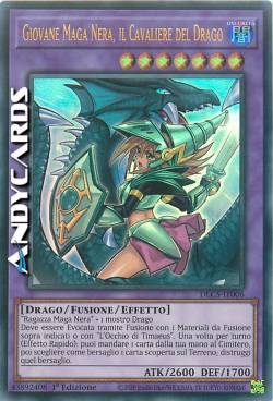 GIOVANE MAGA NERA, IL CAVALIERE DEL DRAGO