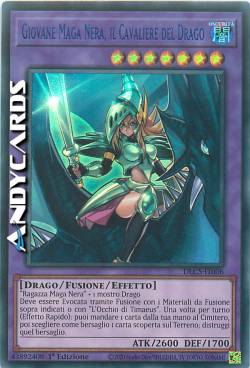 GIOVANE MAGA NERA, IL CAVALIERE DEL DRAGO