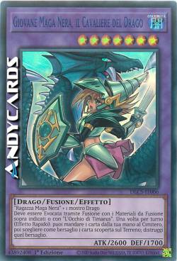 GIOVANE MAGA NERA, IL CAVALIERE DEL DRAGO