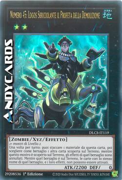 NUMERO 45: LOGOS SBRICIOLANTE IL PROFETA DELLA DEMOLIZIONE