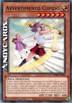 AVVERTIMENTO CUPIDO