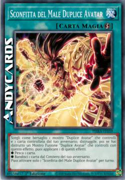 SCONFITTA DEL MALE DUPLICE AVATAR