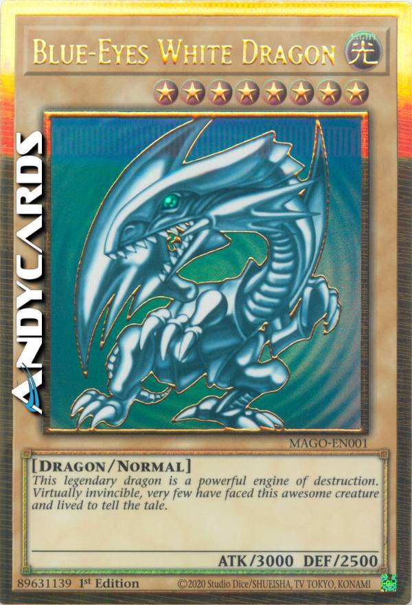 BLUE-EYES WHITE DRAGON | AndyCards Srl