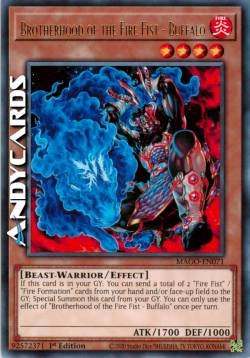 FRATELLANZA DEL PUGNO DI FUOCO - BUFALO