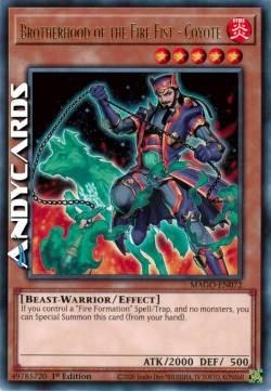 FRATELLANZA DEL PUGNO DI FUOCO - COYOTE