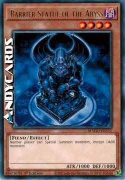 STATUA BARRIERA DELL'ABISSO
