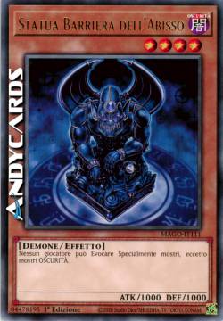 STATUA BARRIERA DELL'ABISSO