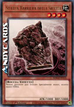 STATUA BARRIERA DELLA SICCITÀ