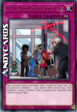 CE NE PUÒ ESSERE SOLO UNO