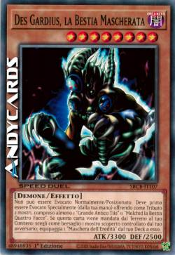 DES GARDIUS, LA BESTIA MASCHERATA
