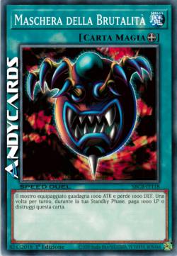MASCHERA DELLA BRUTALITÀ
