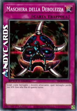 MASCHERA DELLA DEBOLEZZA