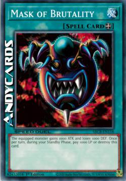 MASCHERA DELLA BRUTALITÀ