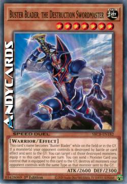 BUSTER BLADER, THE DESTRUCTION SWORDMASTER