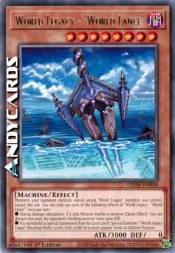 EREDITÀ DEL MONDO - "LANCIA DEL MONDO"