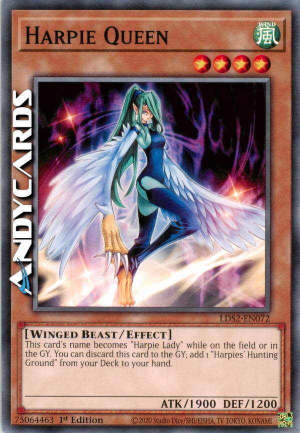 遊戯王 Harpie Queen 1st Edition HARPIE QUEEN | AndyCards Srl