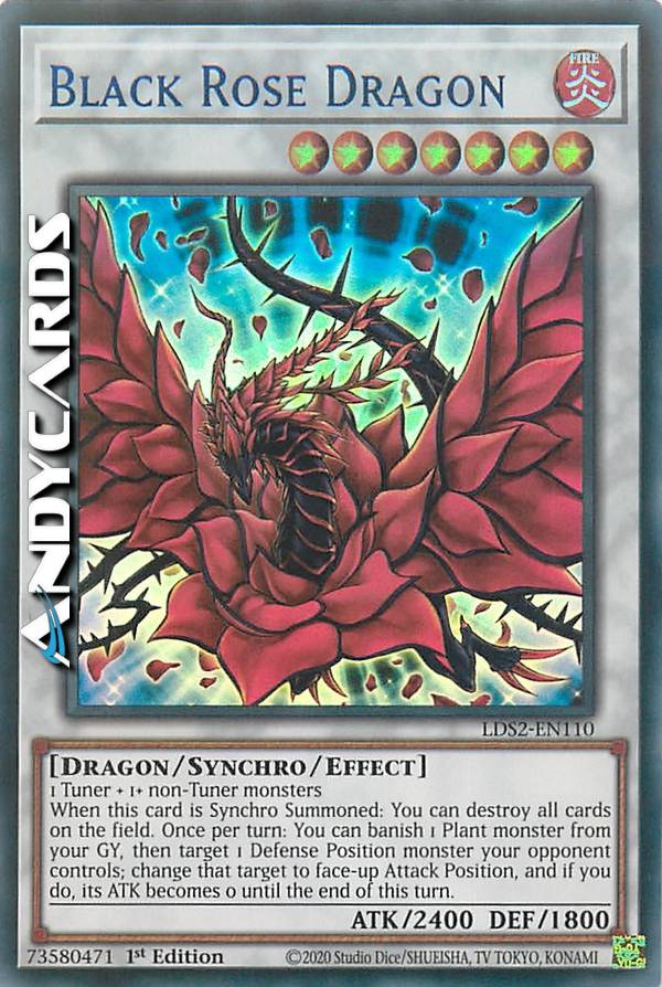 yugioh cards black rose dragon Yugioh Yu-Gi-Oh Trading Card Black Rose Dragon CSOC-EN039  i3collectibles