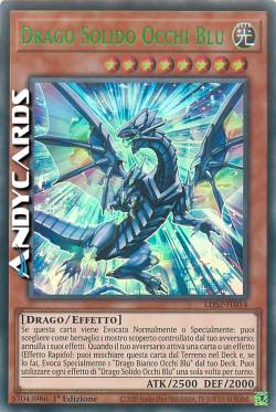 DRAGO SOLIDO OCCHI BLU