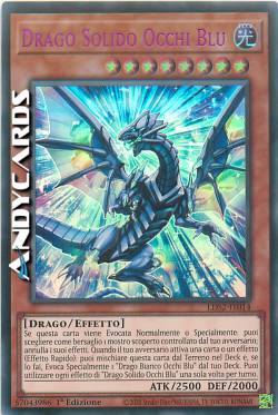 DRAGO SOLIDO OCCHI BLU