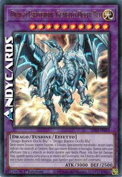 DRAGO ESPLOSIONE GEMELLO OCCHI BLU