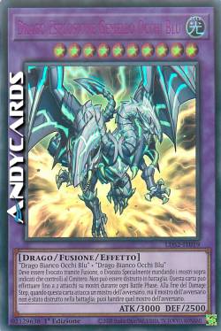 DRAGO ESPLOSIONE GEMELLO OCCHI BLU