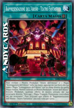 RAPPRESENTAZIONE DELL'ABISSO - TEATRO FANTASTICO