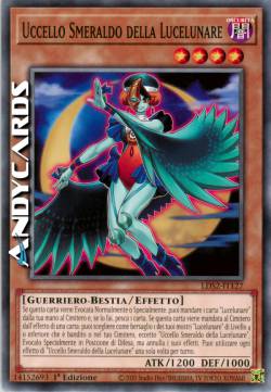 UCCELLO SMERALDO DELLA LUCELUNARE