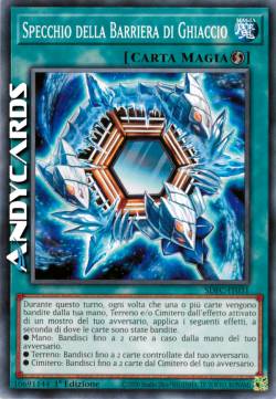 SPECCHIO DELLA BARRIERA DI GHIACCIO