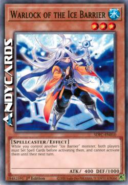 WARLOCK DELLA BARRIERA DI GHIACCIO