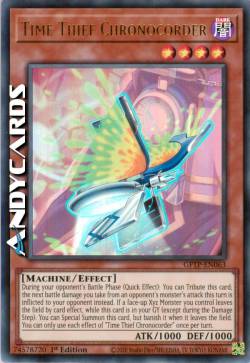 LADRO DEL TEMPO CRONOREGISTRO