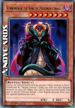 VENNOMINON, IL RE DEI SERPENTI VELENOSI