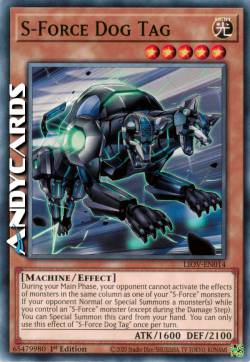 S-FORZA CANE PIASTRINA