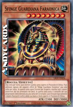 SFINGE GUARDIANA FARAONICA