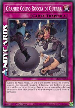 GRANDE COLPO ROCCIA DI GUERRA