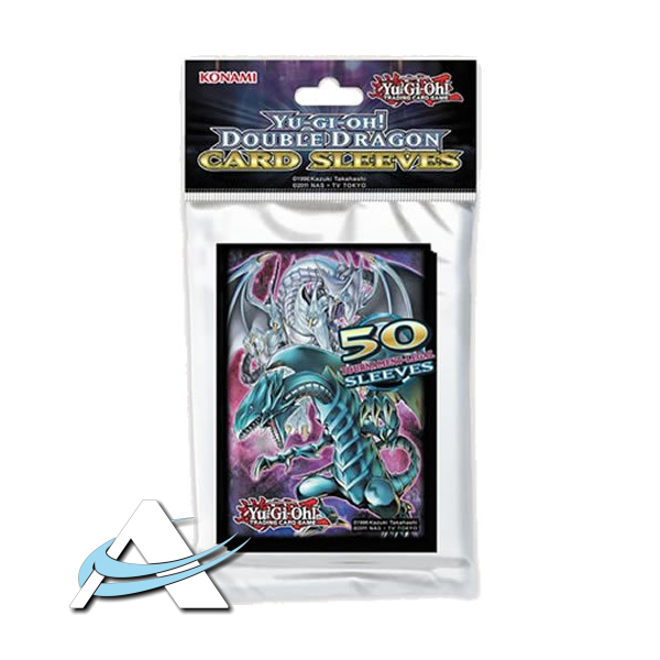 50 Bustine Protettive Yu-Gi-Oh Drago Bianco Occhi blu