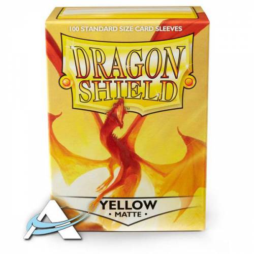 Dragon Shield Standard Protective Sleeves - MATTE Yellow