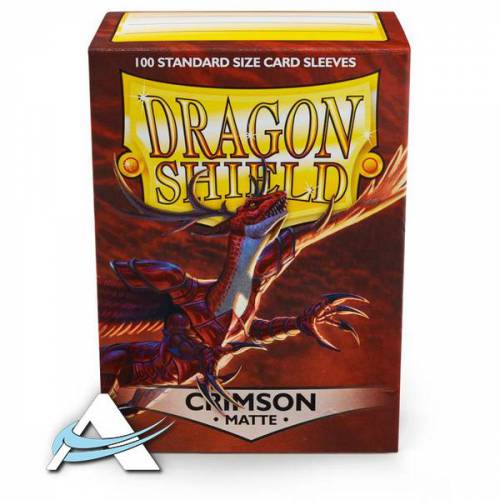 Bustine Protettive Standard Dragon Shield - MATTE Cremisi