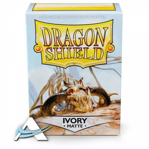 Dragon Shield Standard Protective Sleeves - MATTE Ivory