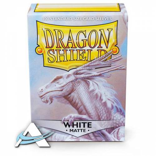 Dragon Shield Standard Protective Sleeves - MATTE White