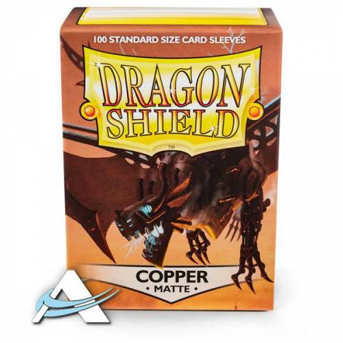 Dragon Shield Standard Protective Sleeves - MATTE Copper
