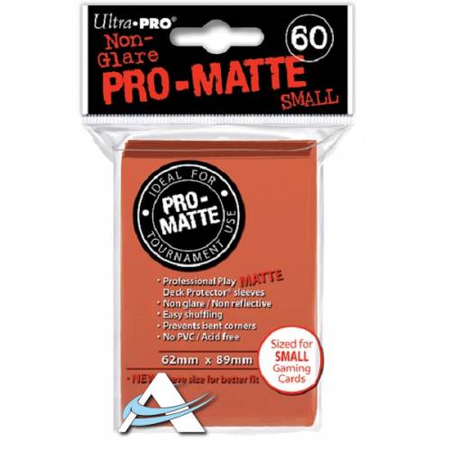 Ultra Pro Small Protective Sleeves - MATTE Peach