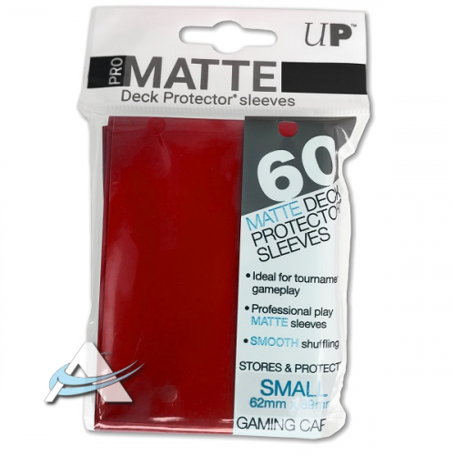 Ultra Pro Small Protective Sleeves - MATTE Red