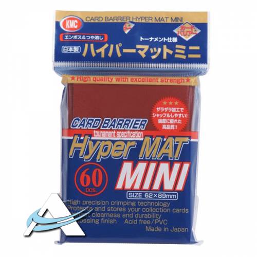 Bustine Protettive KMC Hyper Mat Mini - Rosso
