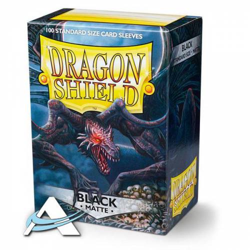 Bustine Protettive Standard Dragon Shield - MATTE Nero