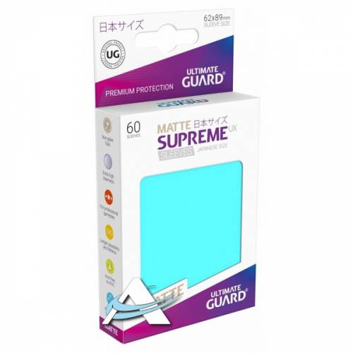 Bustine Protettive Ultimate Guard Small - MATTE Supreme Ux Acquamarina
