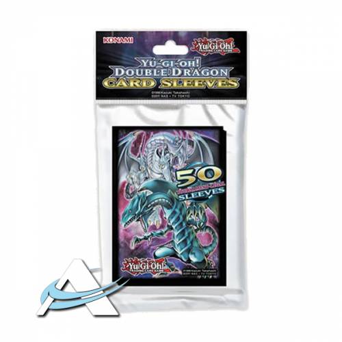 Yugioh Protective Sleeves - Blue Eyes White Dragon / Azure-Eyes Silver Dragon