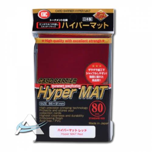 Bustine Protettive KMC Hyper Mat  - Rosso