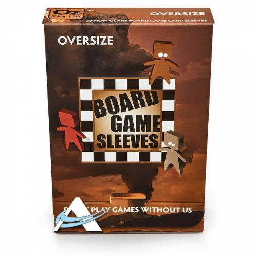 Bustine Protettive Arcane Tinmen Boardgame OVERSIZE - Clear Non-Glare