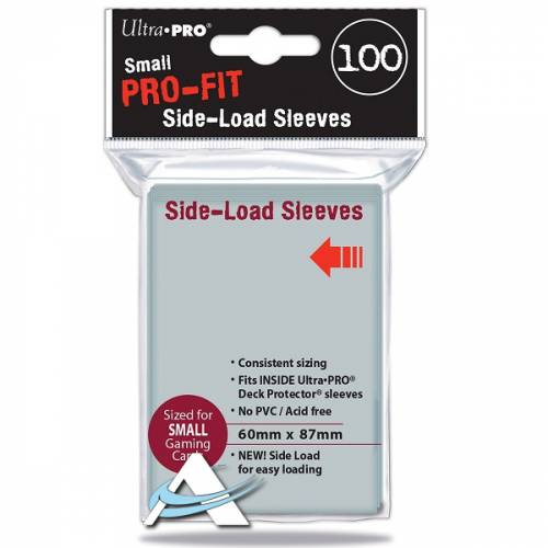 Bustine Protettive Ultra Pro-Fit Small Side Load - Trasparenti