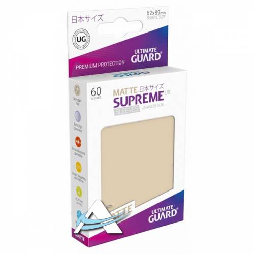 Bustine Protettive Ultimate Guard Small - MATTE Supreme Ux Beige